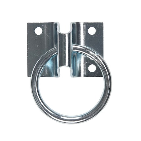 Hampton Hampton Small Zinc-Plated Silver Steel 1.875 in. L Hitching Ring 250 lb 1 pk 02-3975-411